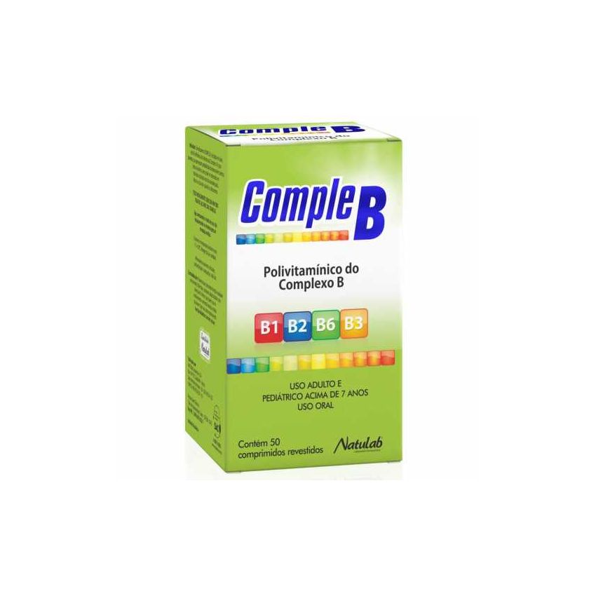 COMPLE B COM 50 COMPRIMIDOS- NATULAB-
