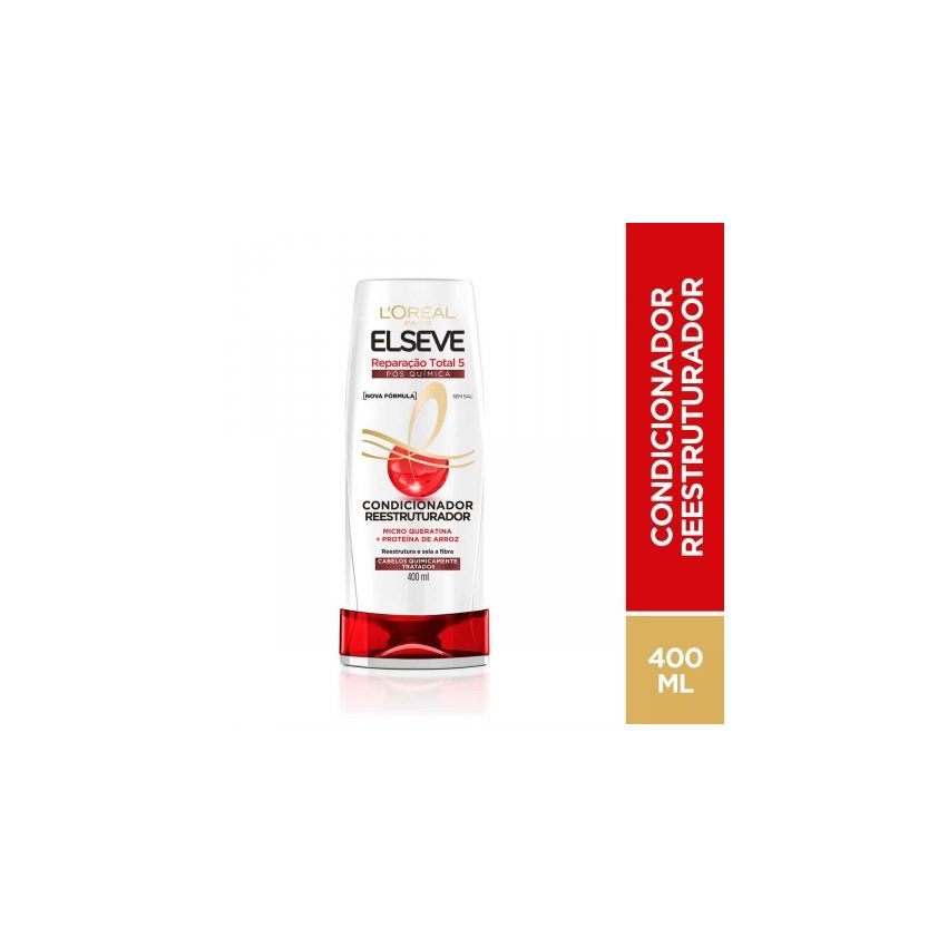CONDICIONADOR ELSEVE REPARAÇÃO TOTAL 5 PÓS QUÍMICA 400ML