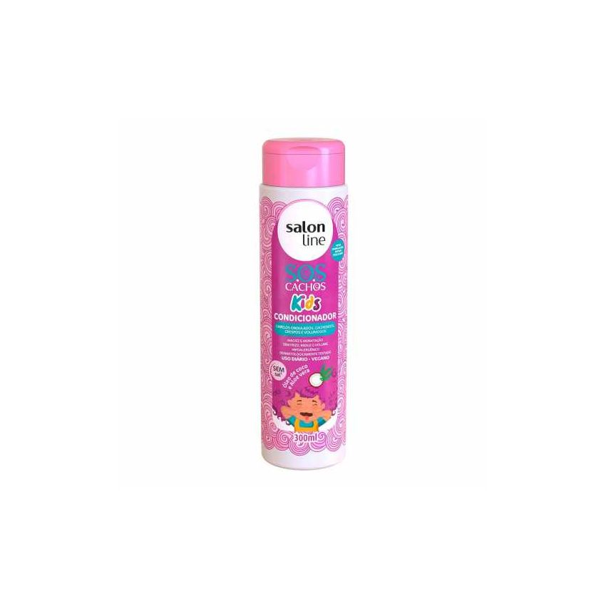 CONDICIONADOR INFANTIL SALON LINE S.O.S CACHOS KIDS 300ML