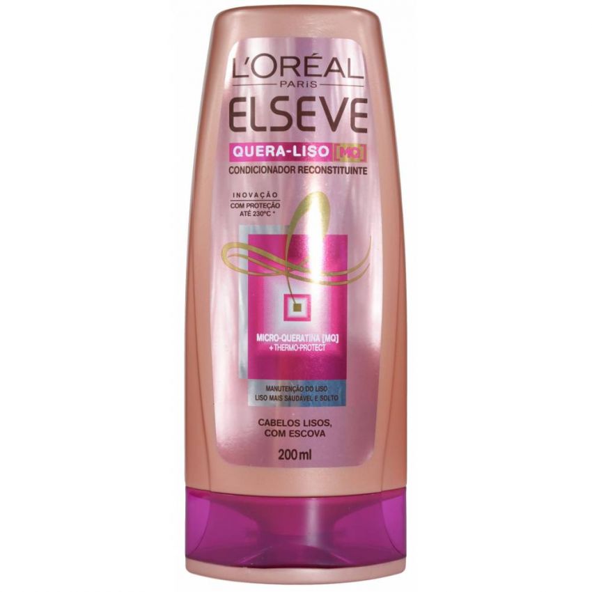 CONDICIONADOR ELSEVE QUEBRA LISO RECONSTRUÇÃO 200ML