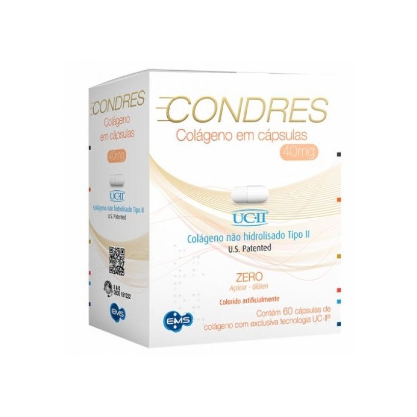 CONDRES * COLÁGENO 40MG COM 60 CÁPSULAS