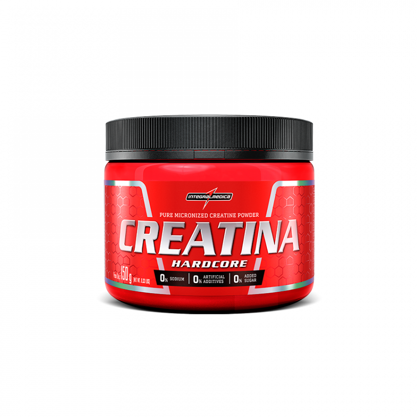 CREATINA HARDCORE INTEGRALMEDICA POTE COM 150G