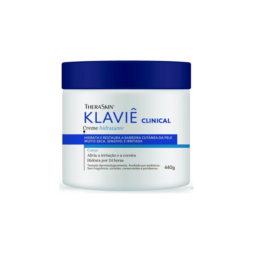 THERASKIN KLAVIÊ CREME HIDRATANTE PELE SECA/SENSÍVEL 440G