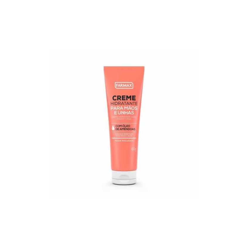 CREME HIDRATANTE PARA MÃOS E UNHAS COM ÓLEO DE AMÊNDOAS 60G