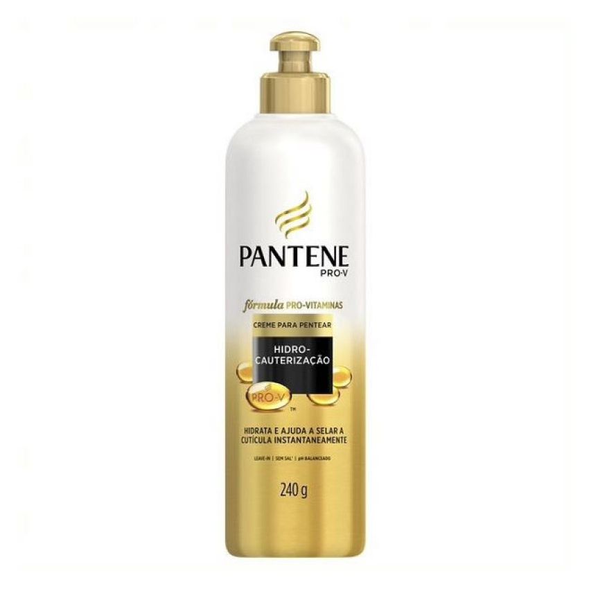 CREME PARA PENTEAR PANTENE ANTI-FRIZ HIDRO-CAUTERIZAÇÃO 240G