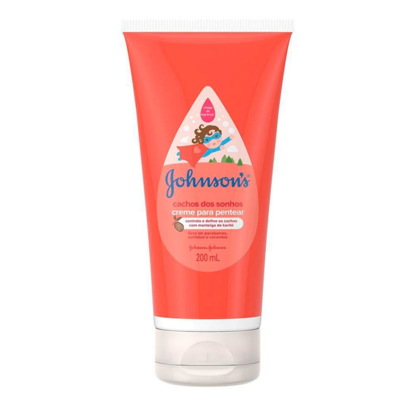 CREME PARA PENTEAR JOHNSON´S BABY CACHOS DOS SONHOS 200ML