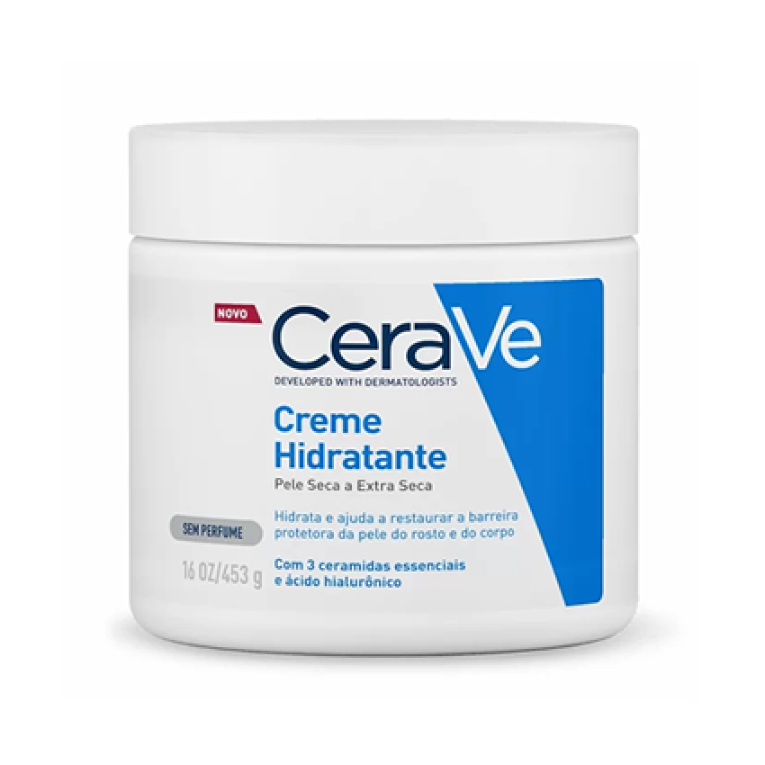 CERAVE CREME HIDRATANTE PELE SECA/EXTRA SECA S/PERF. 454G
