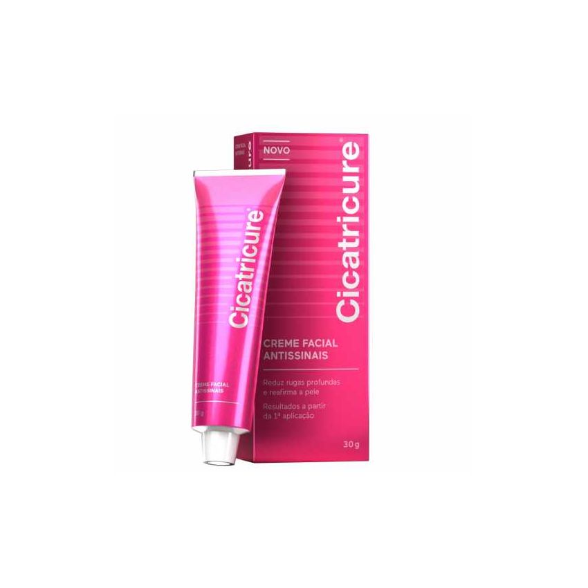 CICATRICURE CREME FACIAL ANTISSINAIS COM 30 GRAMAS