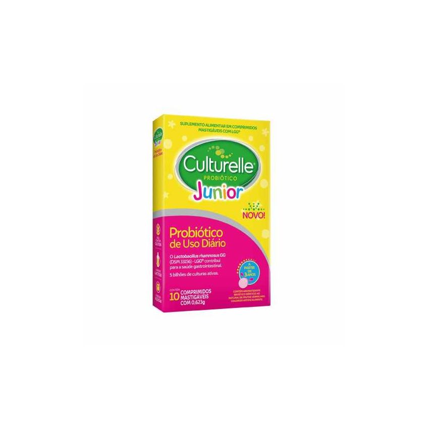 CULTURELLE PROBIÓTICO JUNIOR COM 10 COMPRIMIDOS 