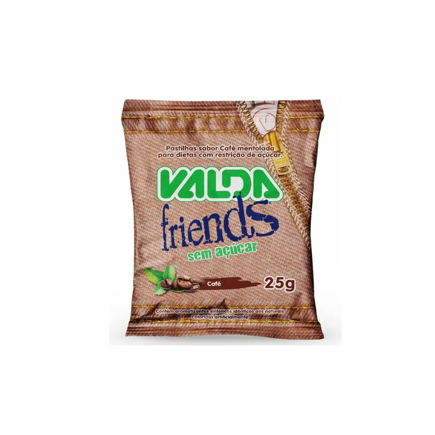 PASTILHA VALDA FRIENDS CAFE 25G