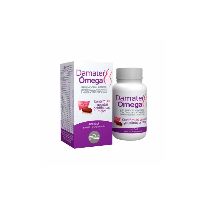 DAMATER OMEGA COM 30 CÁPS