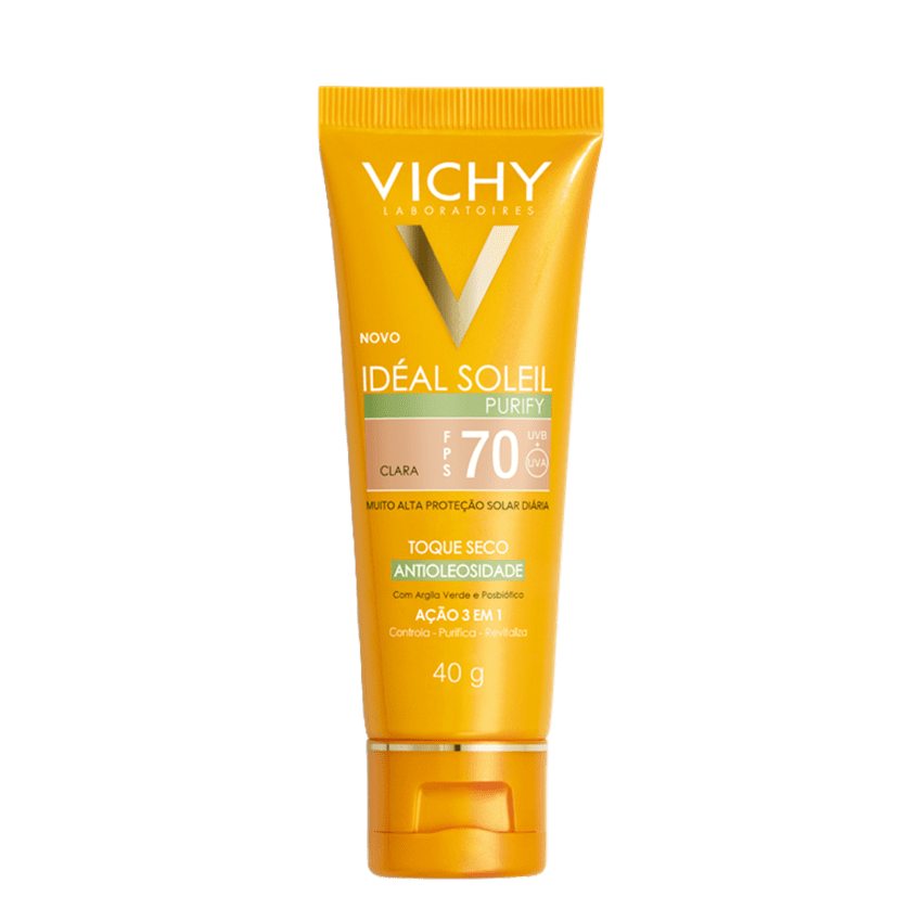 VICHY IDÉAL SOLEI PURIFY COR CLARA FPS70 40G