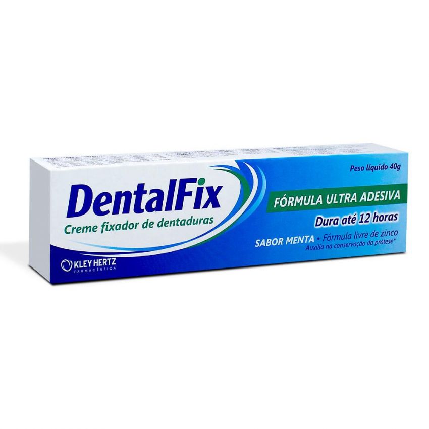 DENTALFIX CREME FIXADOR PARA DENTADURA SABOR MENTA 40G
