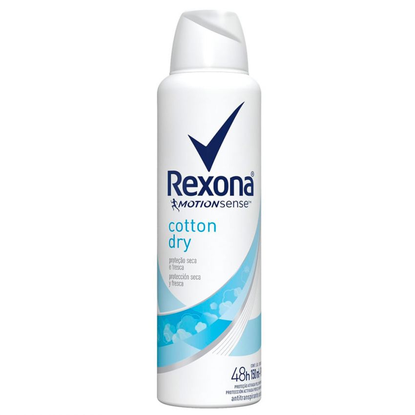 DESODORANTE AEROSOL REXONA COTTON DRY 150ML