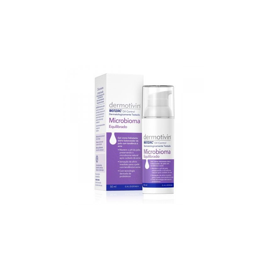 HIDRATANTE FACIAL DERMOTIVIN BENZAC OIL CONTROL 50ML