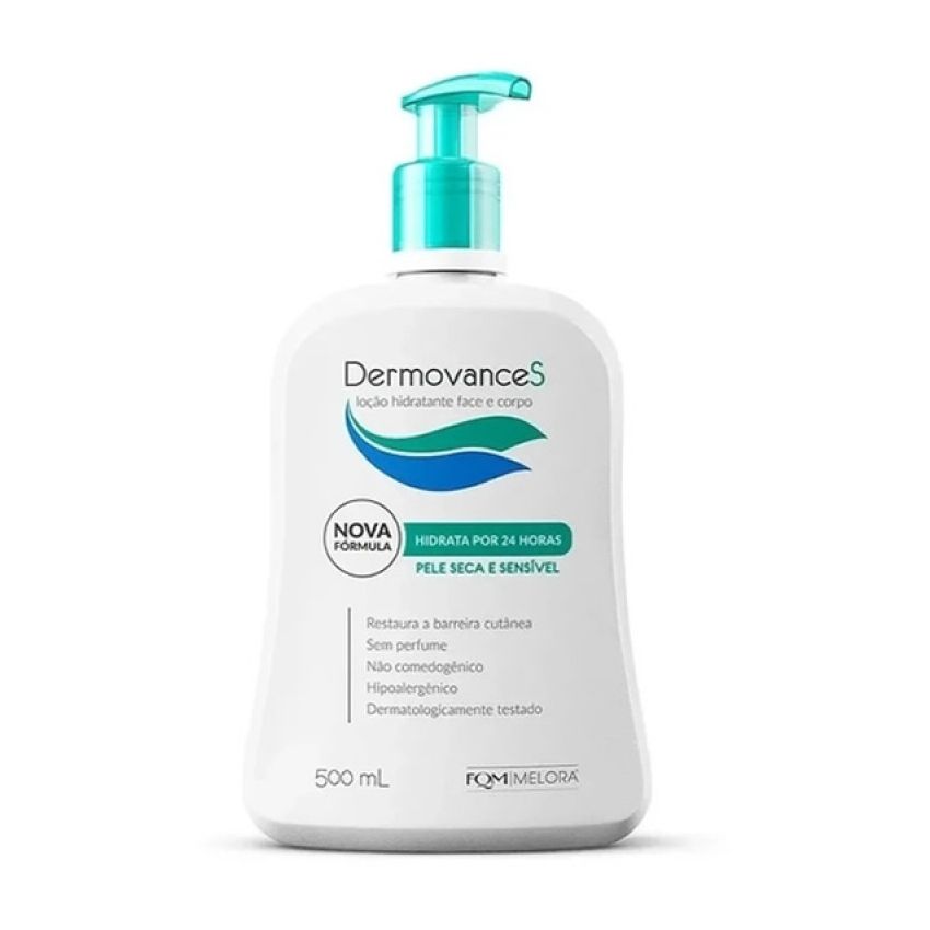 DERMOVANCE S LOCAO HIDRATANTE FACCE E CORPO 500ML