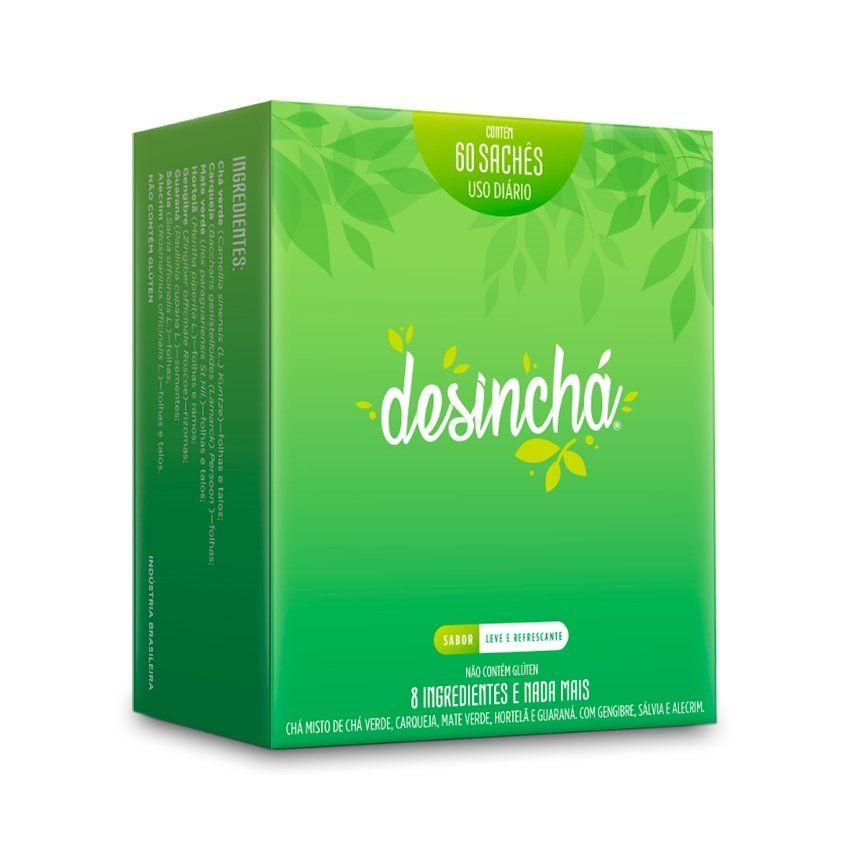 DESINCHÁ COM 60 SACHÊS 1,5G CADA CX C/60