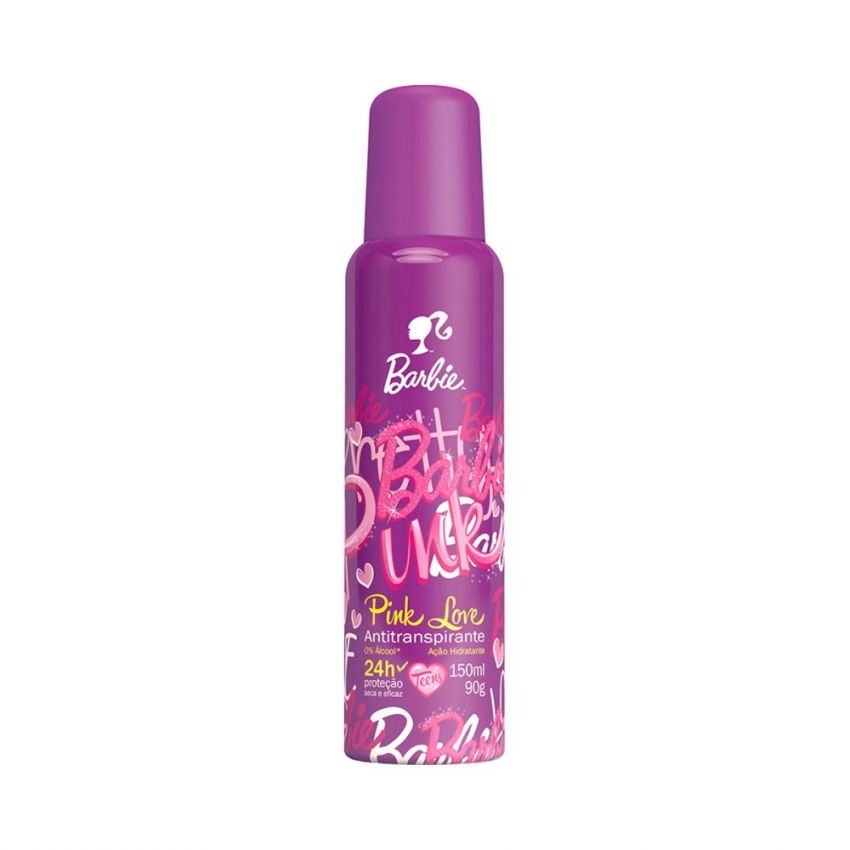 DESODORANTE AEROSOL BARBIE PINK LOVE 150ML