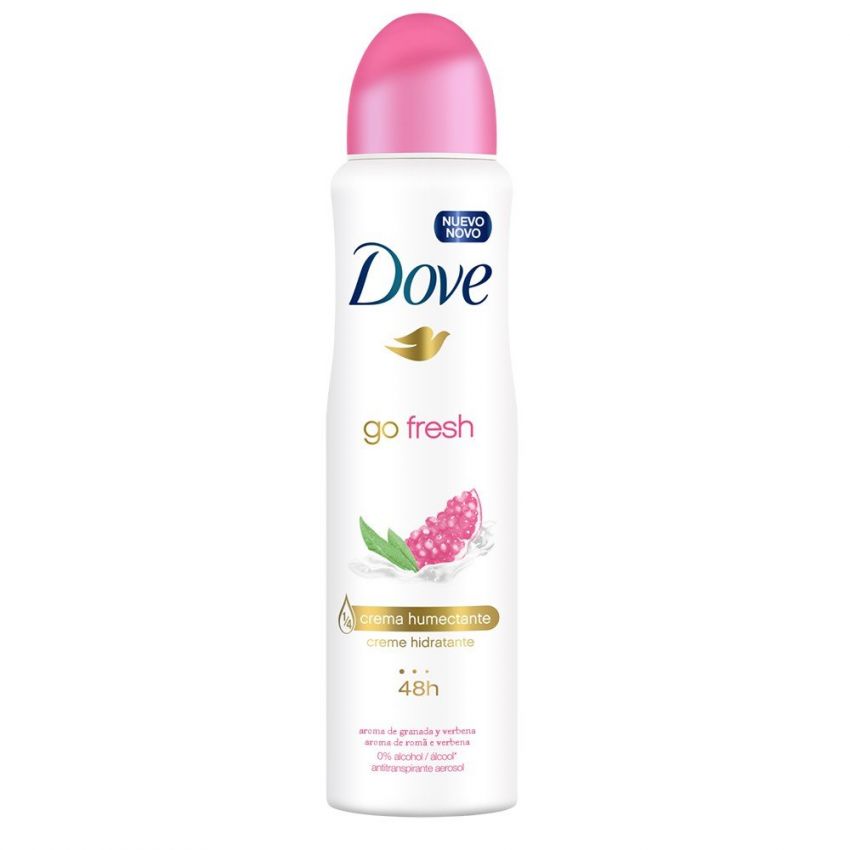 DESODORANTE AEROSOL DOVE GO FRESH ROMÃ E VERBENA 150ML