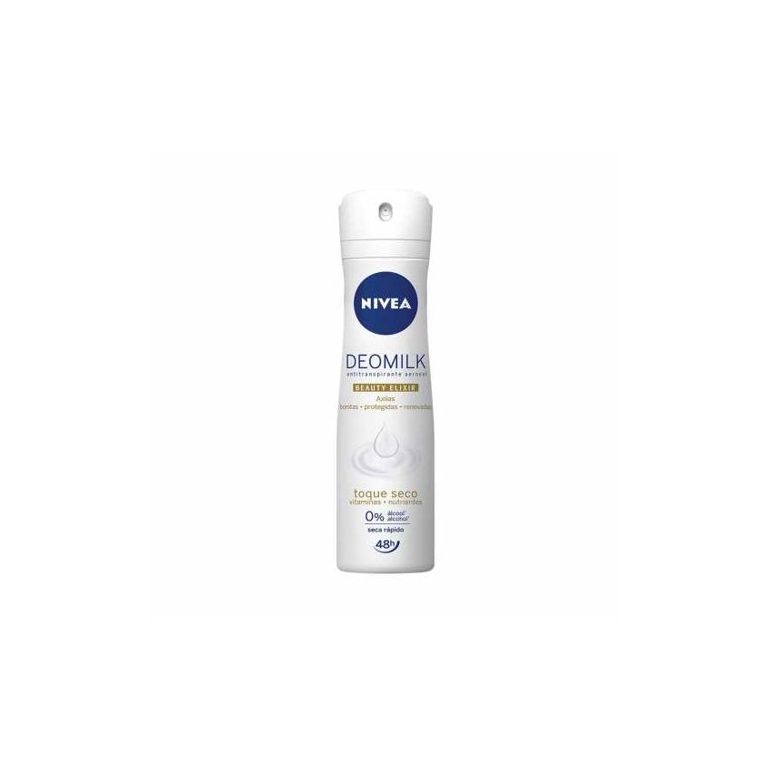 DESODORANTE AEROSOL NIVEA DEOMILK TOQUE SECO 150ML