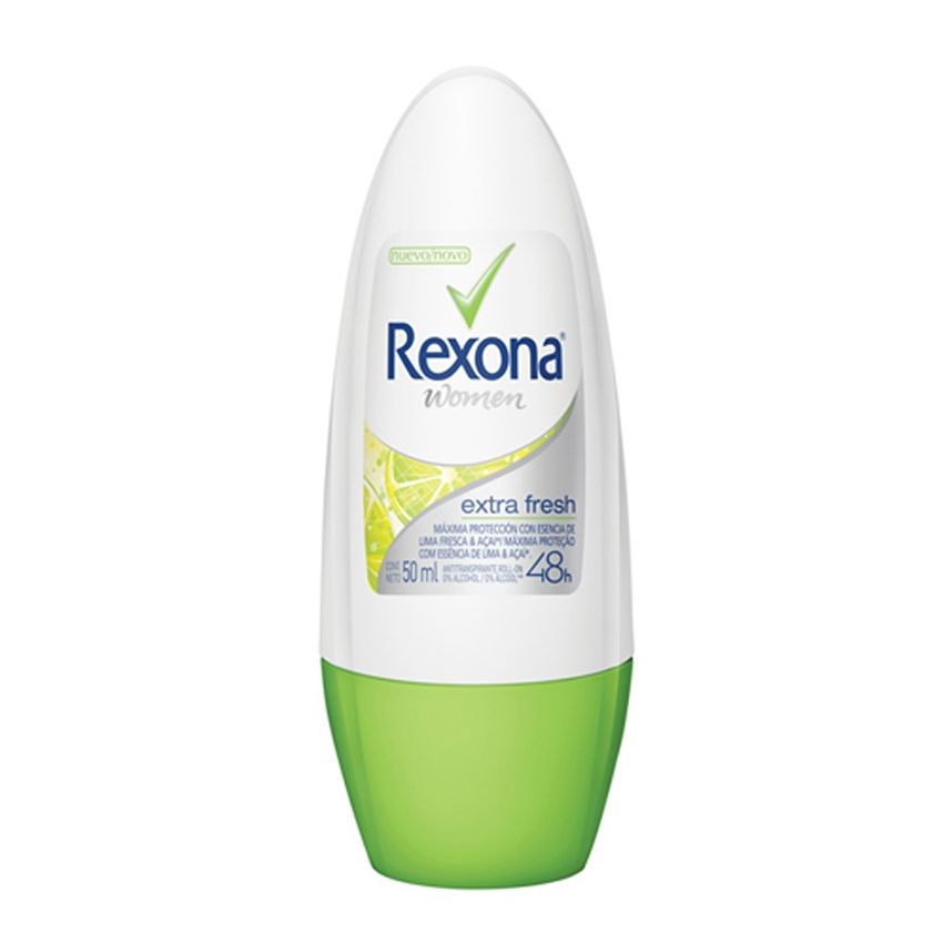 DESODORANTE ROLL-ON REXONA EXTRA FRESH 50ML