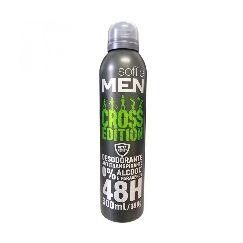 DESODORANTE AEROSOL SOFFIE MEN CROSS EDITION 300ML