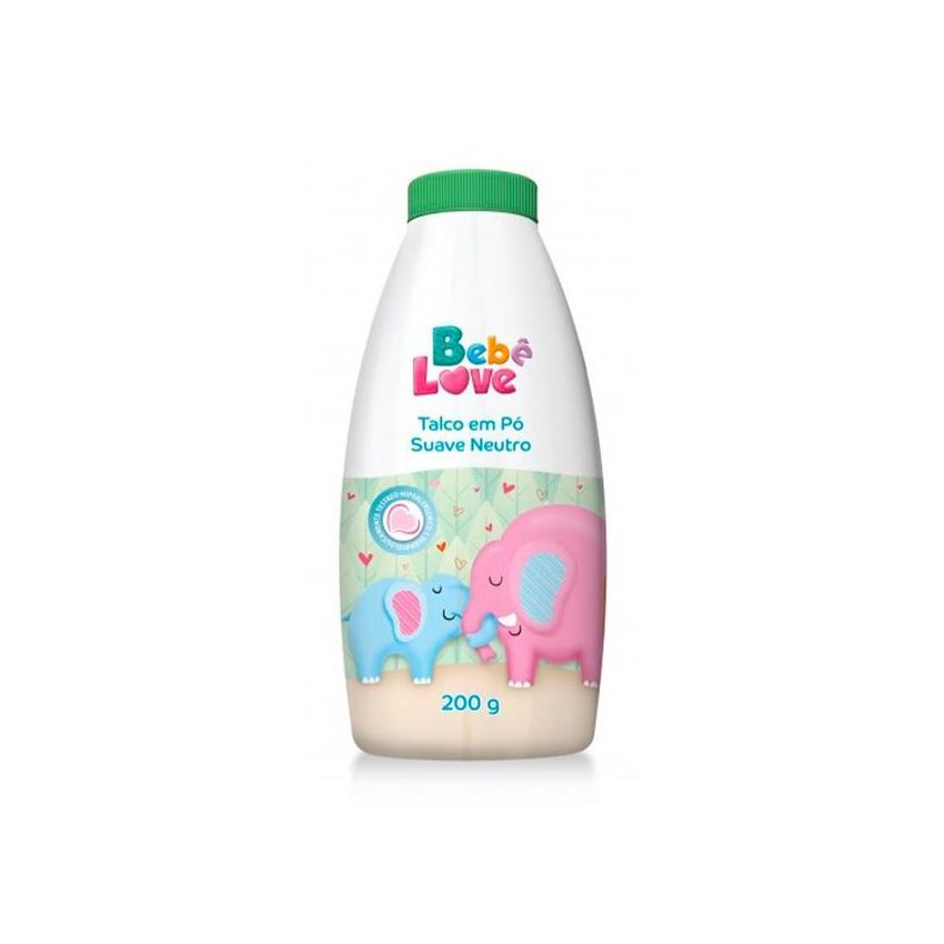 TALCO SUAVE NEUTRO BEBE LOVE 200G