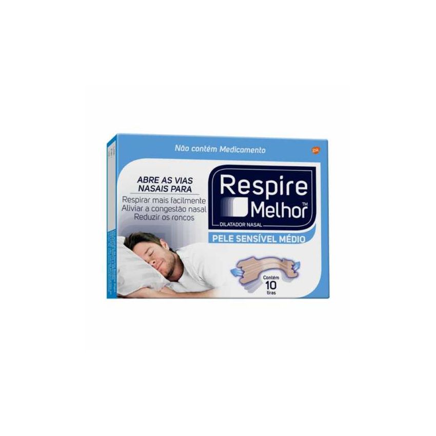 RESPIRE MELHOR PELE SENSÍVEL MÉDIO
