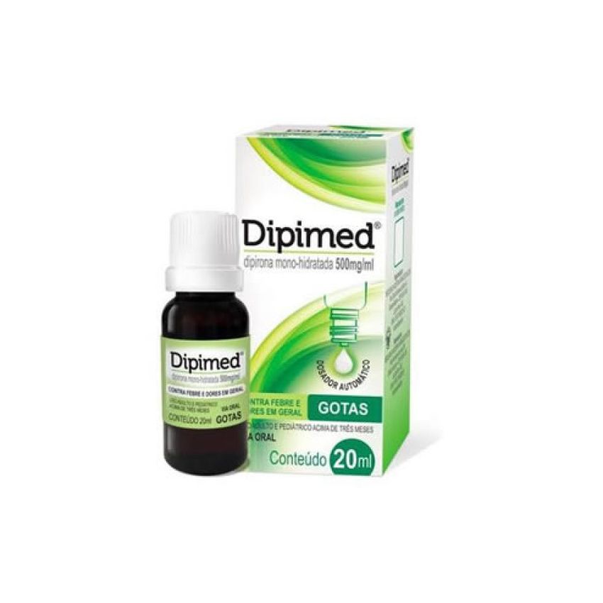 DIPIMED GOTAS 500MG COM 20ML