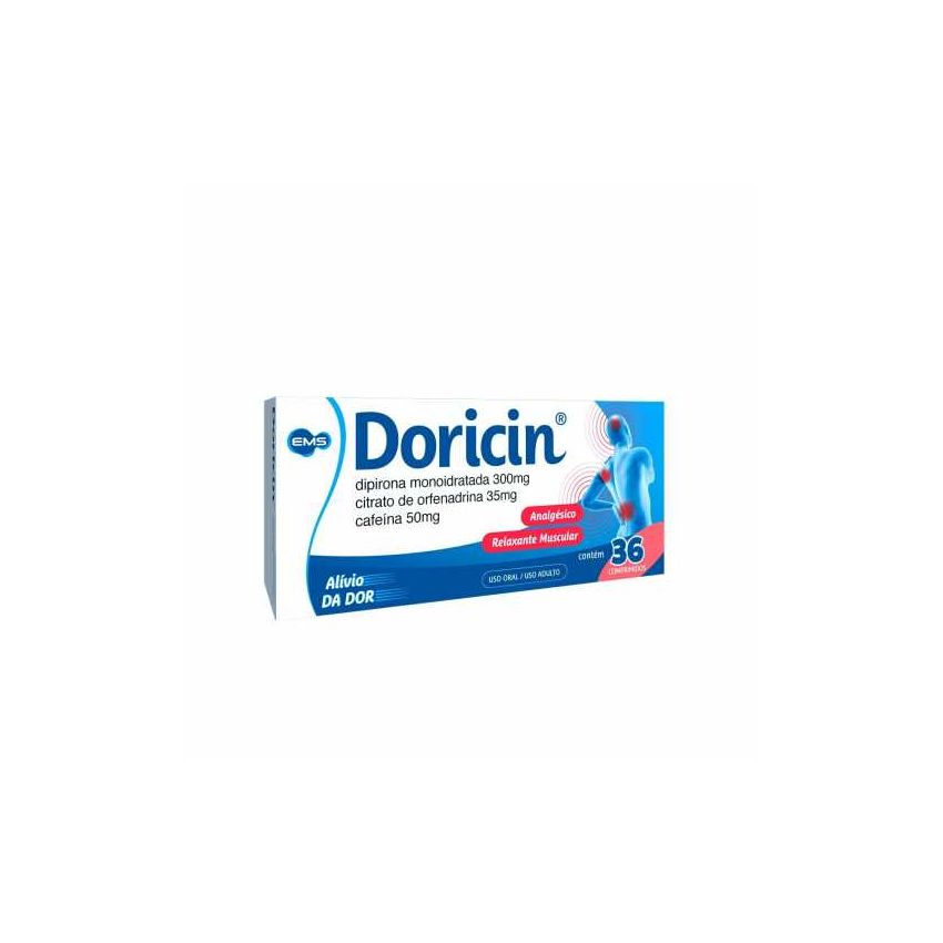 DORICIN COM 36 COMPRIMIDOS-EMS-