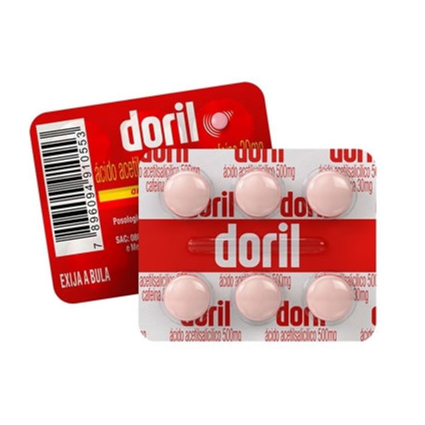 DORIL COM 6 COMPRIMIDOS-HYPERMARCAS-