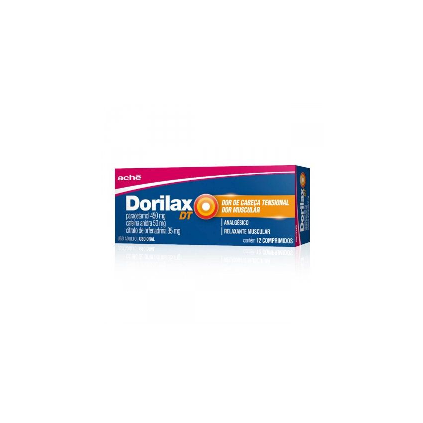 DORILAX DT 450+50+35MG COM 12 COMPRIMIDOS 