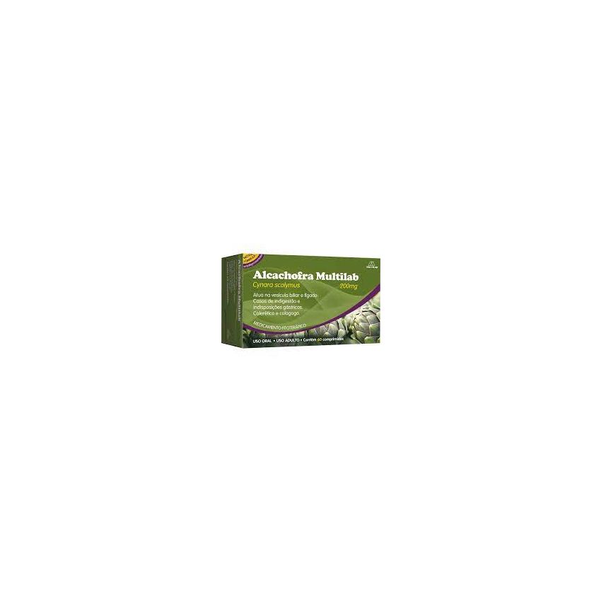 ALCACHOFRA 200MG COM 60 COMPRIMIDOS-MULTILAB-