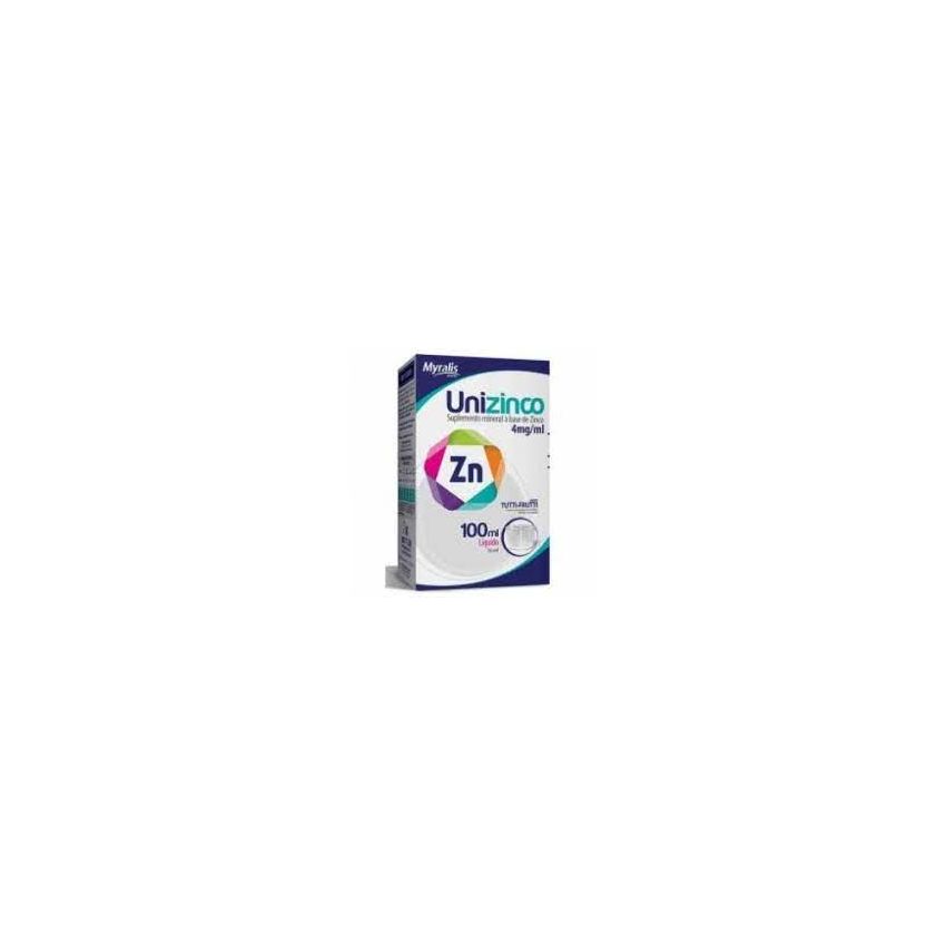 UNIZINCO SABOR TUTTI-FRUTTI COM 100ML