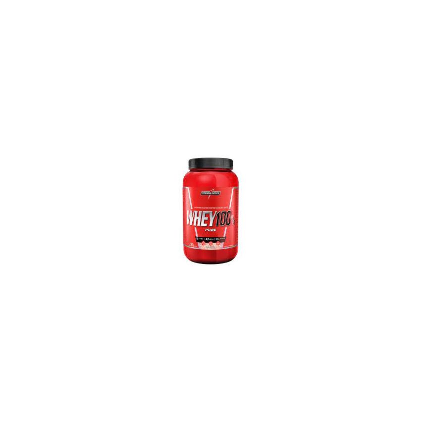 SUPER WHEY 100% PURE MORANGO POTE COM 907G
