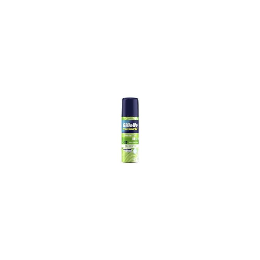 ESPUMA DE BARBEAR PRESTOBARBA PELE SENSIVEL COM 56 GRAMAS