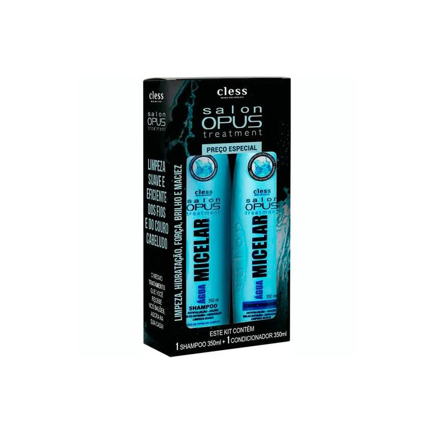 KIT SALON OPUS SH+COND 350ML MICELAR