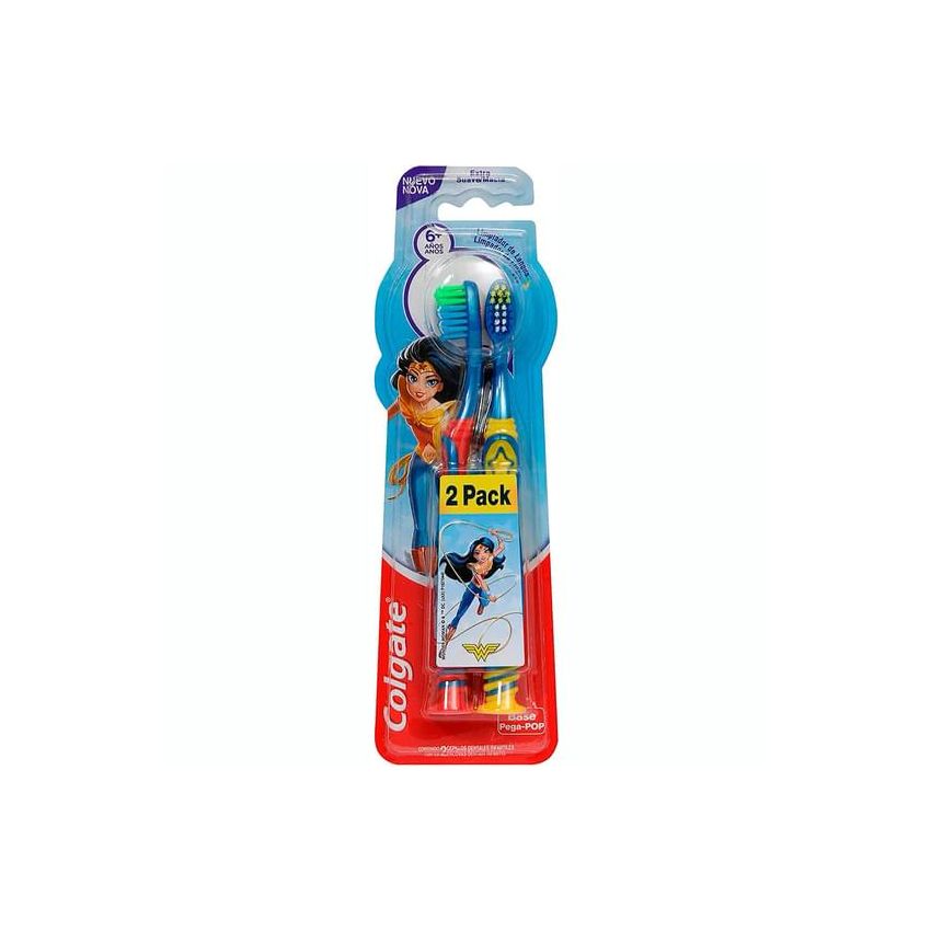 ESCOVA DENTAL COLGATE INFANTIL MULHER MARAVILHA 2 UNIDADES