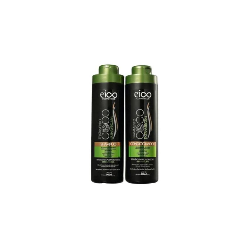 KIT SH+COND.EICO 800ML OLEO DE COCO