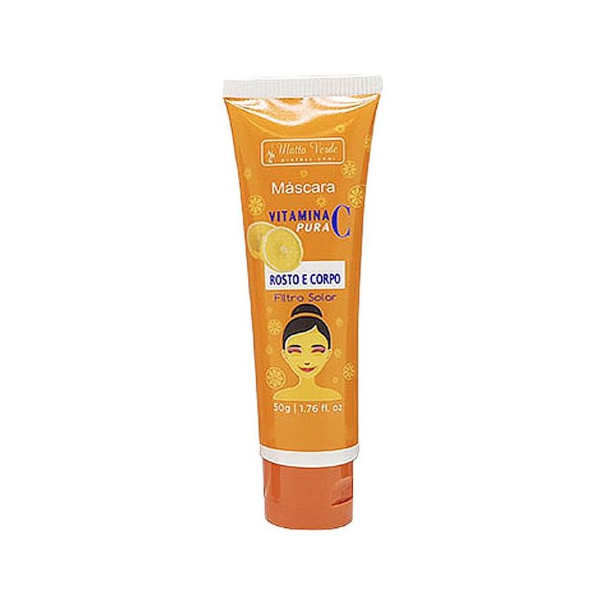 KISS MASCARA FACIAL VITAMINA C PURA MATTO VERDE 50G