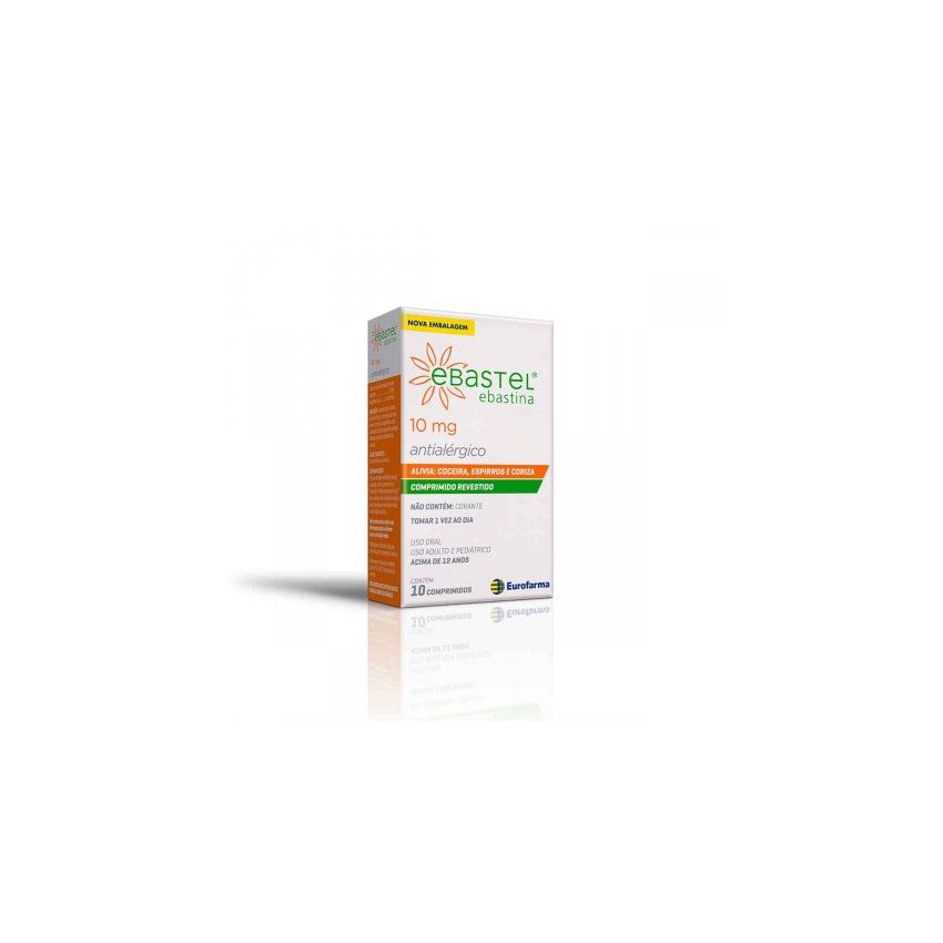 EBASTEL 10MG COM 10 COMPRIMIDOS-EUROFARMA-