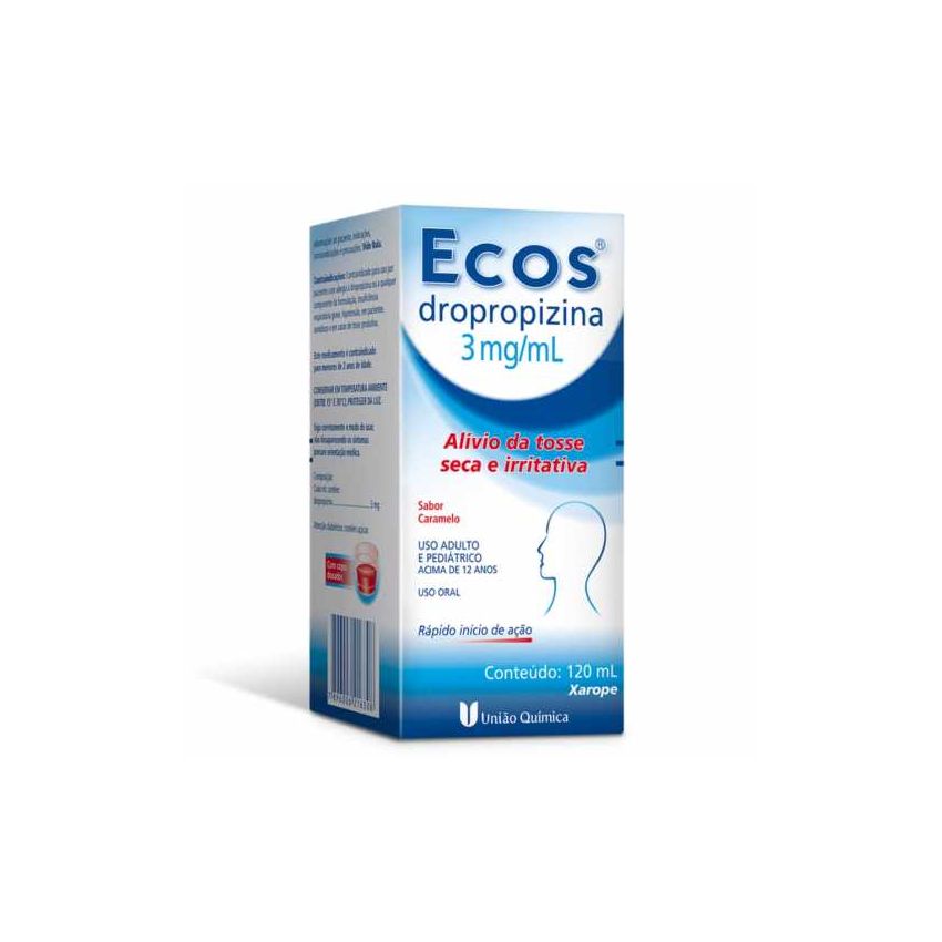ECOS 3MG XAROPE 120ML-UNIÃO QUIMICA-