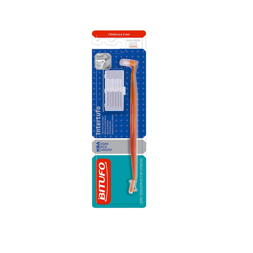 ESCOVA INTERDENTAL BITUFO INTERTUFO CILÍNDRICA 1UND