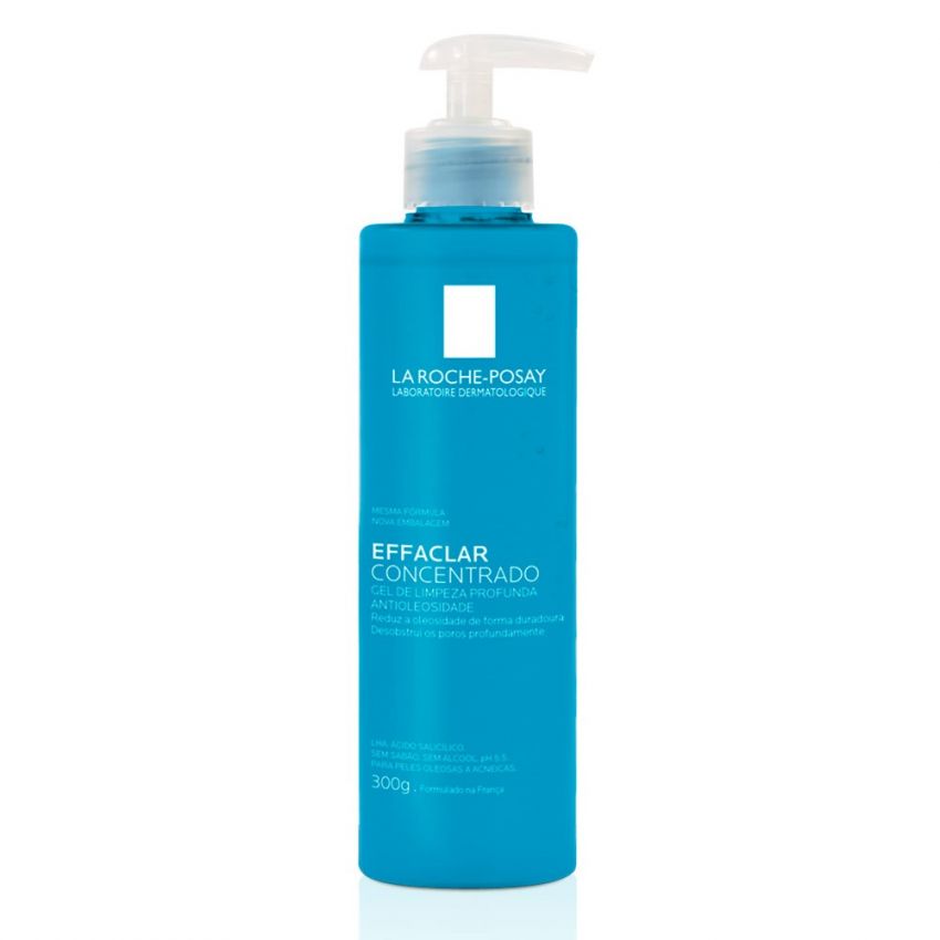 EFFACLAR GEL DE LIMPEZA CONCENTRADO LA ROCHE 300 GRAMAS