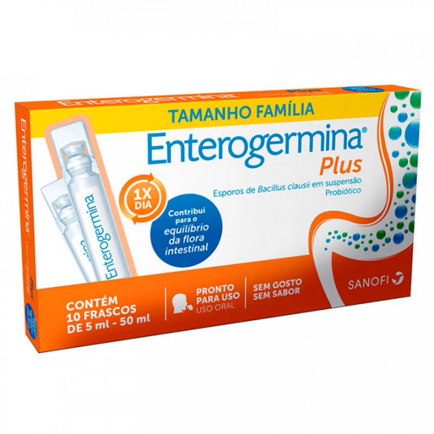 ENTEROGERMINA PLUS 10 FRASCOS 