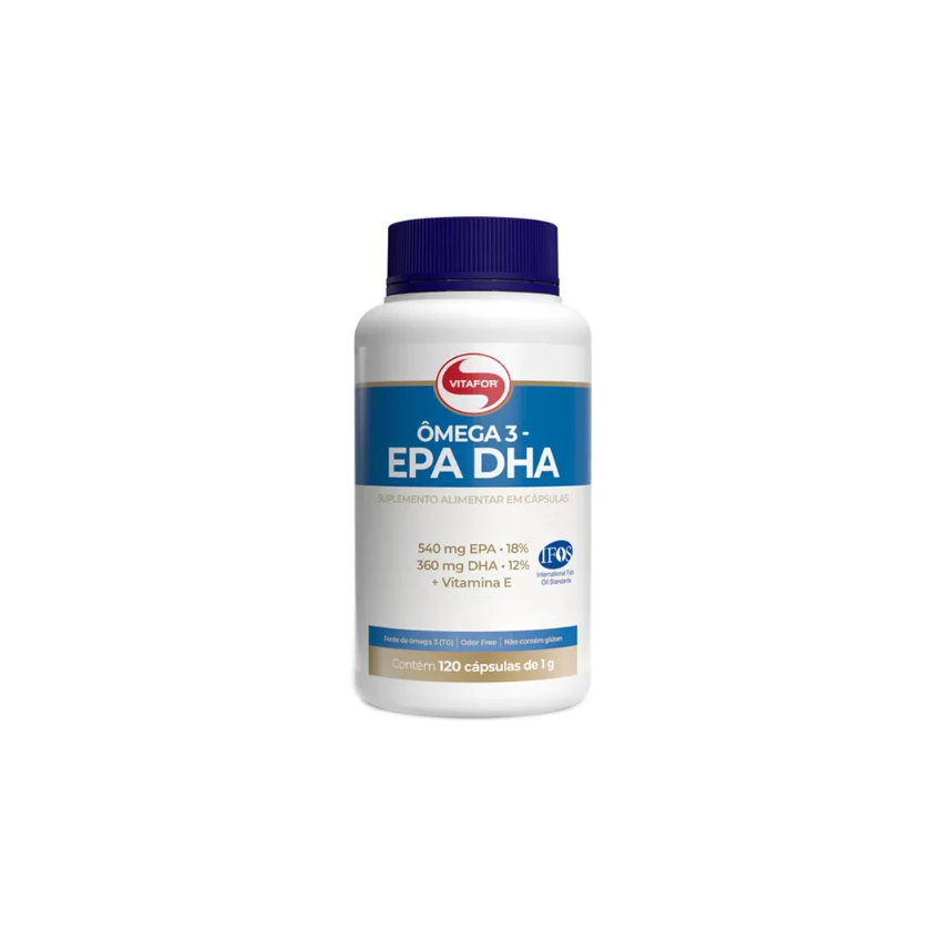 OMEGA 3 EPA E DHA 120 CAPSULAS 1G - VALIDADE 06/2026
