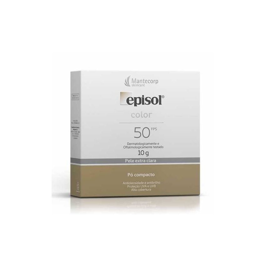 EPISOL COLOR BASE PÓ PELE EXTRA CLARA FPS 50 10G 