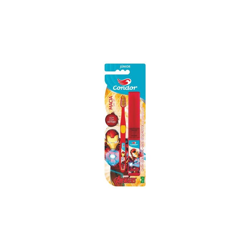ESCOVA DENTAL CONDOR JUNIOR AVENGERS + ESTOJO