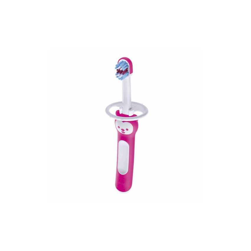 ESCOVA DE DENTE PARA BEBES MAM BABY BRUSH 6+ MESES ROSA