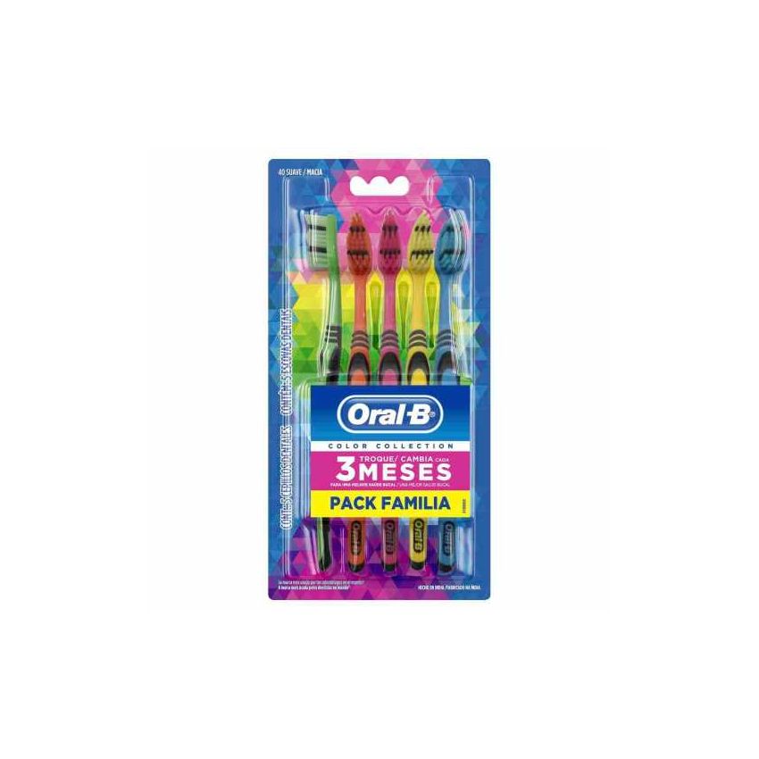 ESCOVA DENTAL ORAL-B COLOR COLLECTION 